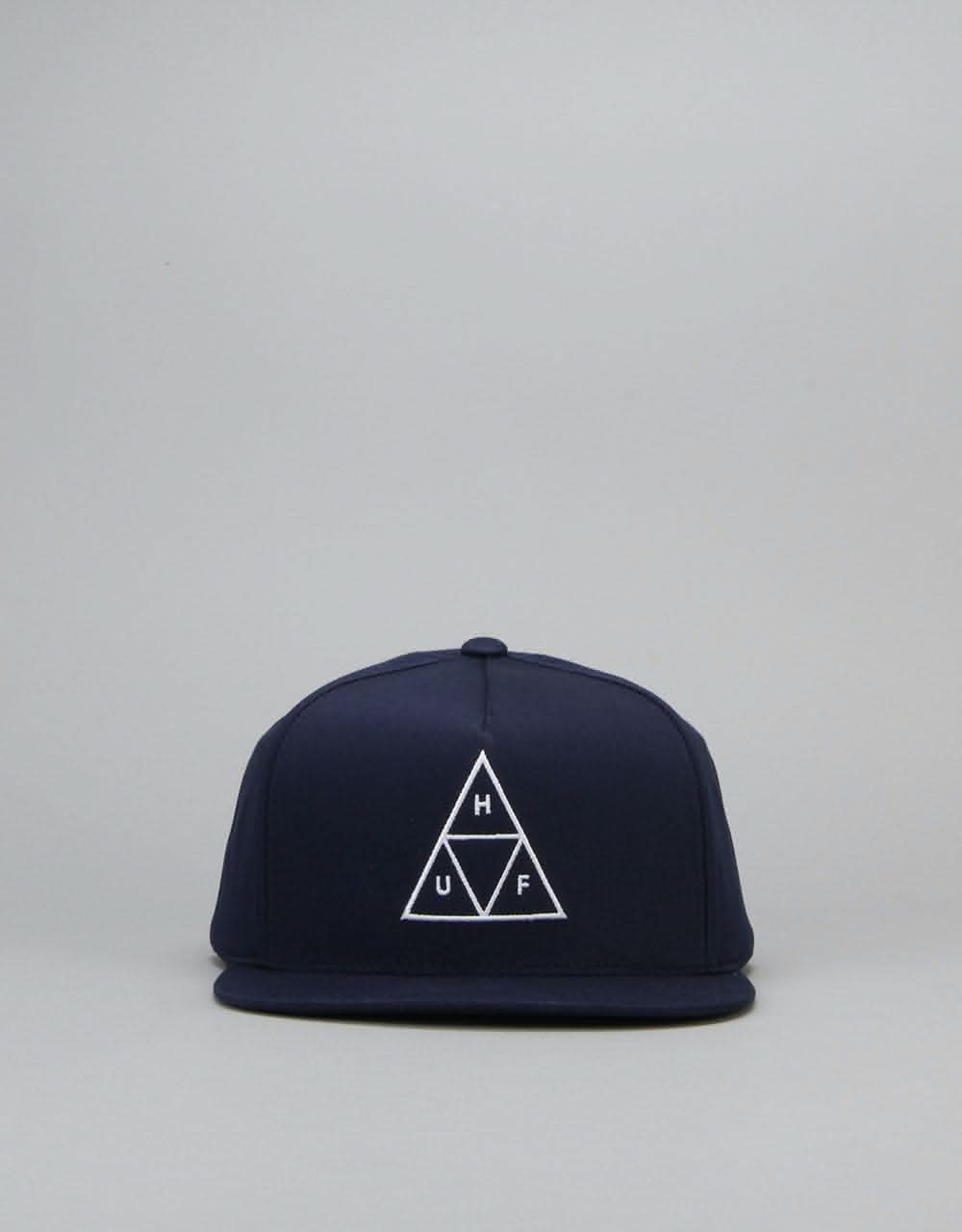 HUF Triple Triangle Snapback Cap - Navy