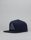 HUF Triple Triangle Snapback Cap - Navy