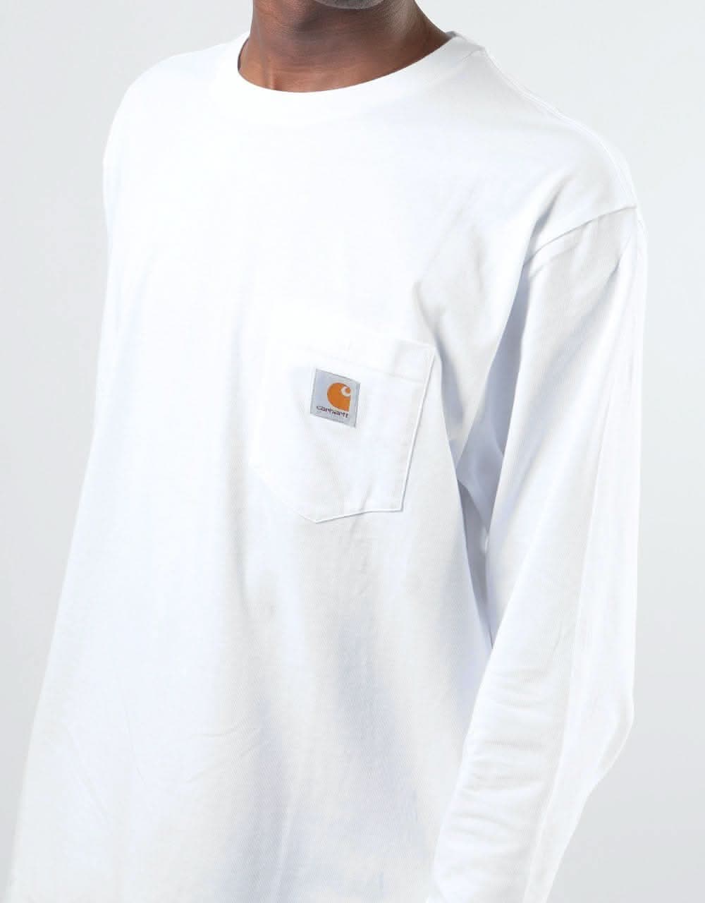 Carhartt WIP L/S Pocket T-Shirt - White