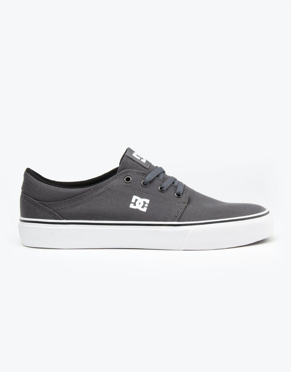 DC Trase TX Skate Shoes - Grey/Grey/White