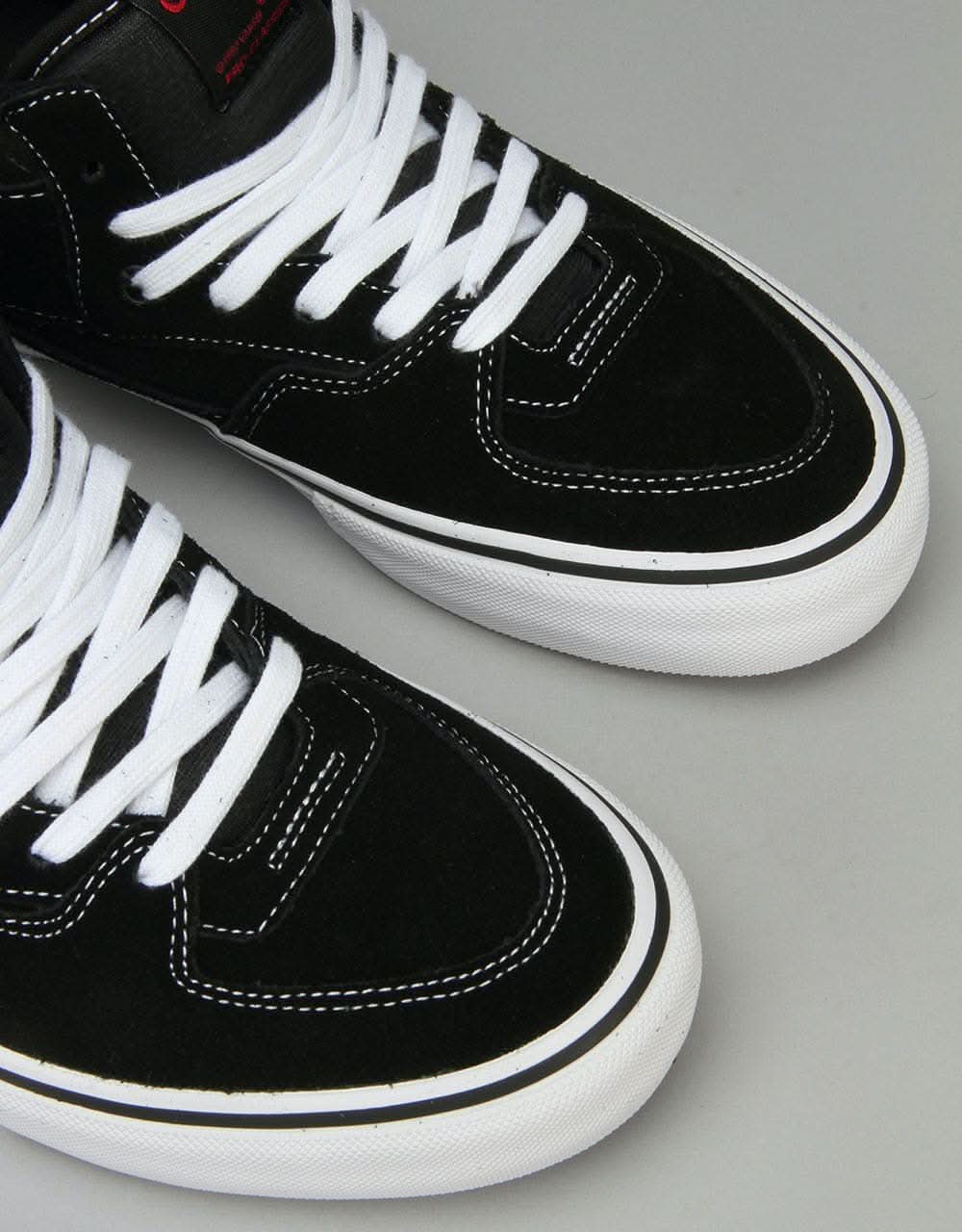Vans Half Cab Pro Skate Shoes - Black/White/Red
