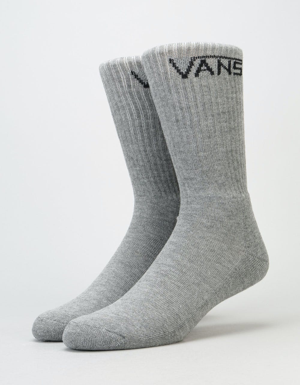 Vans Classic Crew 3 Pack Socks - Grey