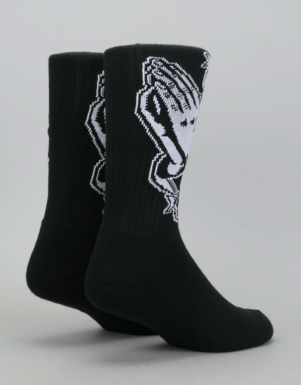 Santa Cruz Praying Hand Socks - Black