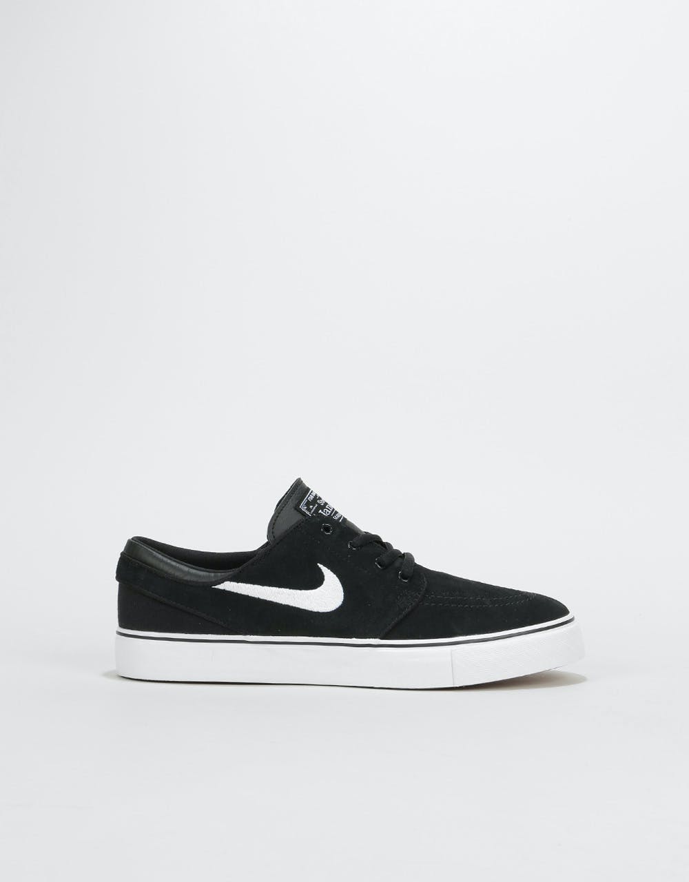 Nike SB Stefan Janoski Youth Skate Shoes - Black/White/Gum/Med Brown