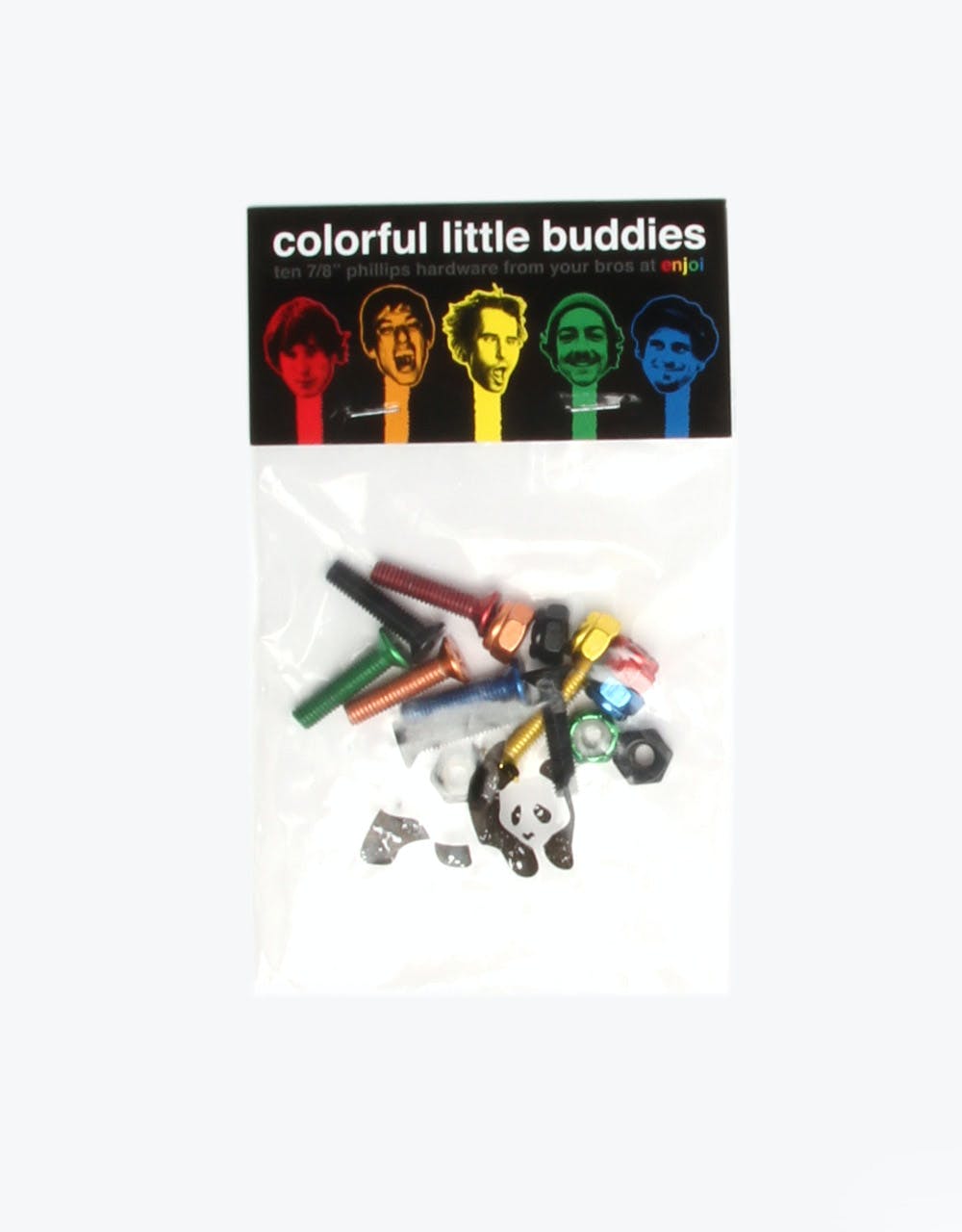 Enjoi Colourful Little Buddies 7/8" Phillips Bolts