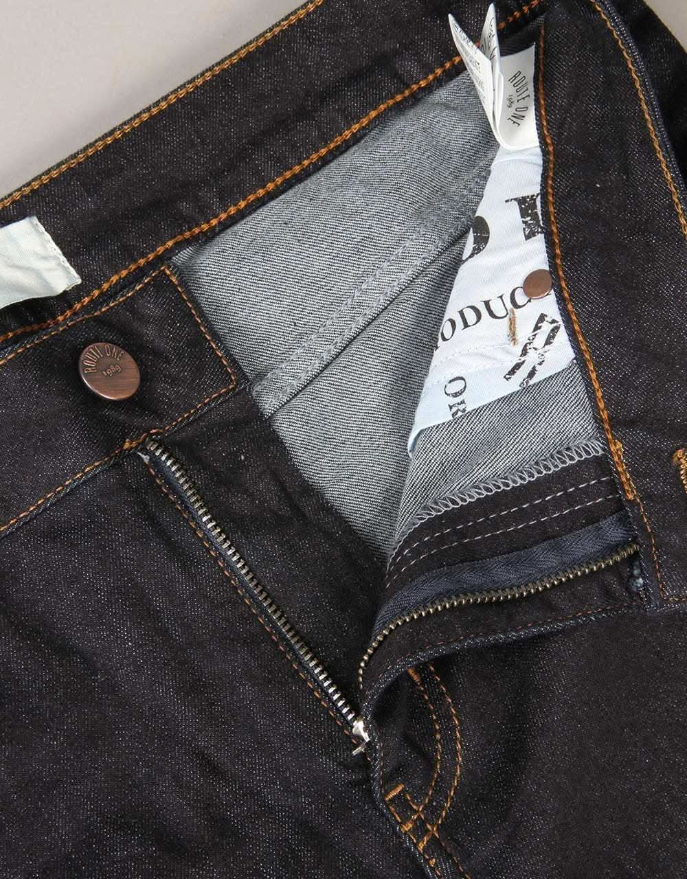 Route One Skinny Denim Jeans - Raw
