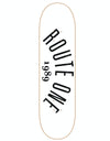 Route One Arch Logo Skateboard Deck - 8.5"