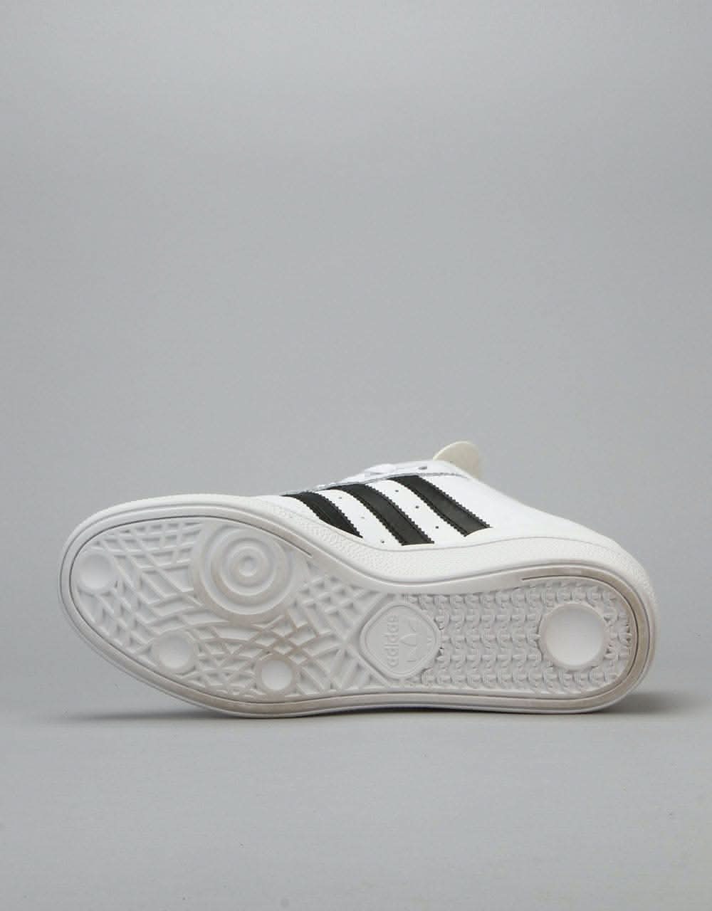 Adidas Busenitz Pro Skate Shoes - White/Core Black/ Gold Met.