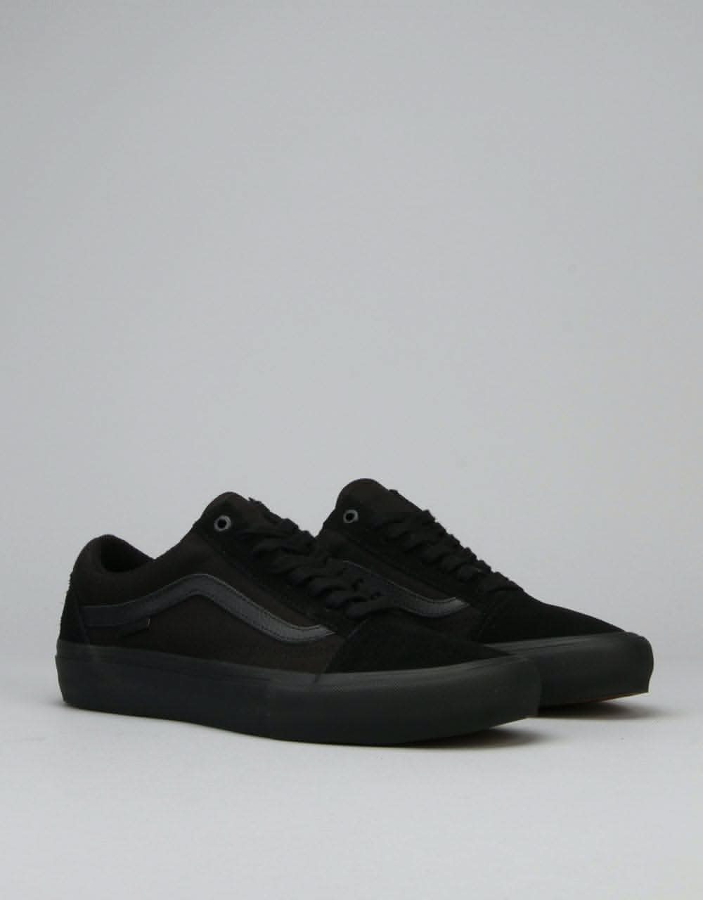 Vans Old Skool Pro Skate Shoes - Blackout