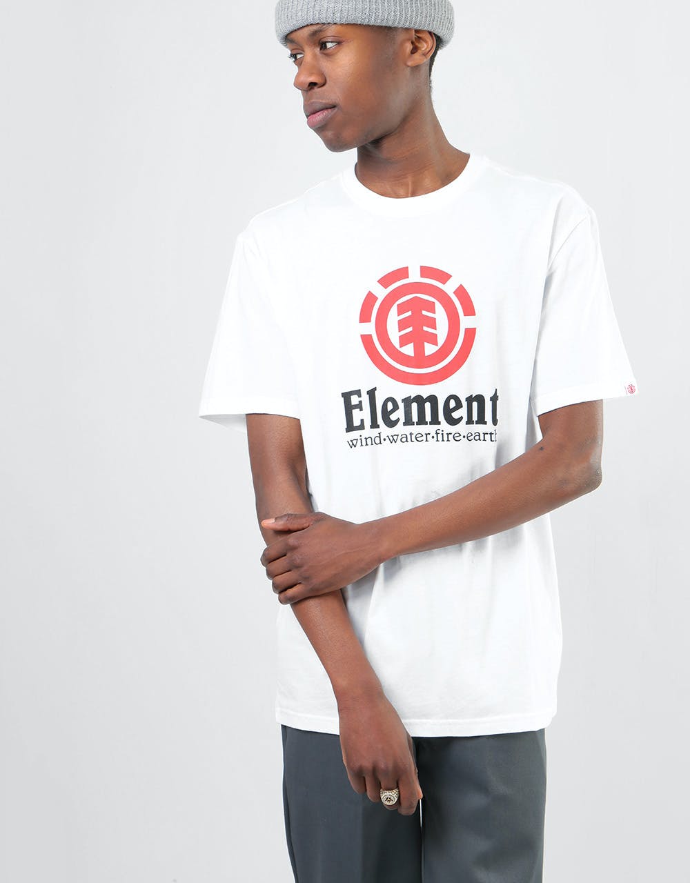 Element Vertical S/S T-Shirt - Optic White