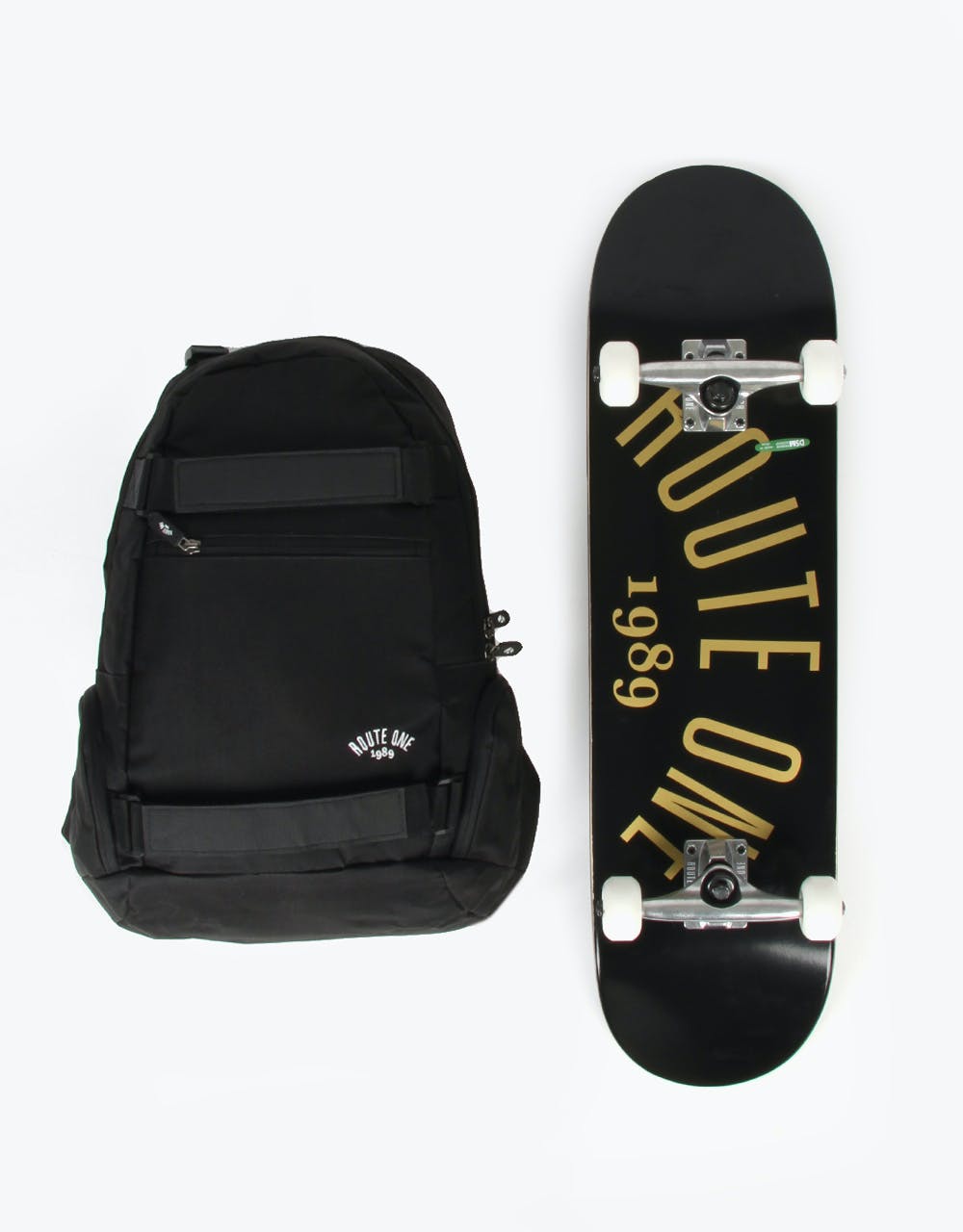 Route One Arch Logo Complete Skateboard Gift Pack - 8.25" (Mellow Concave)