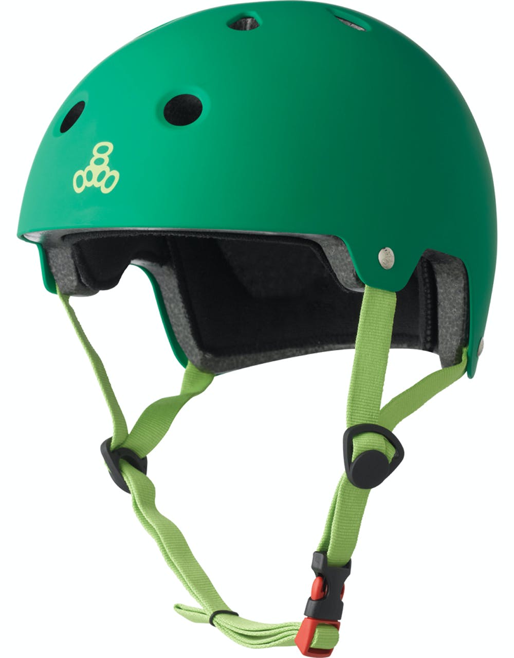 Triple 8 Brainsaver EPS Helmet - Kelly Green Rubber
