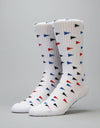 Globe Flag Crew Socks - 5 Pack