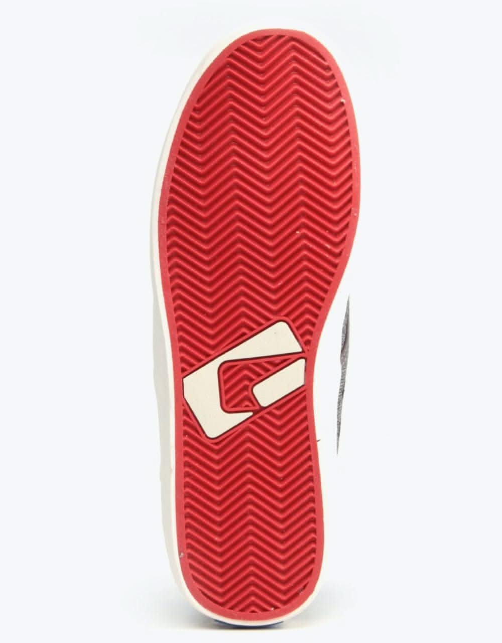 Globe Motley Skate Shoes - Black Tweed/Red