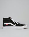 Vans Sk8-Hi-Pro Skate Shoes - Black/White