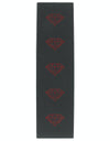 Diamond Brilliant Grip Tape Sheet - Black/Red