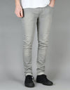 Route One Super Skinny Denim Jeans - Washed Grey