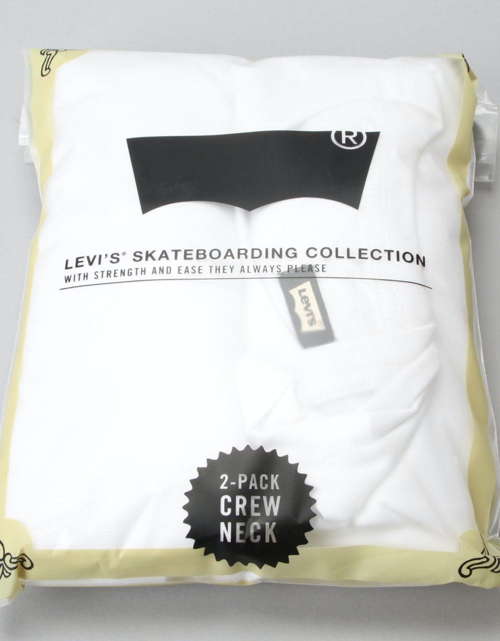 Levi's Skateboarding 2 Pack T-Shirts - White/White