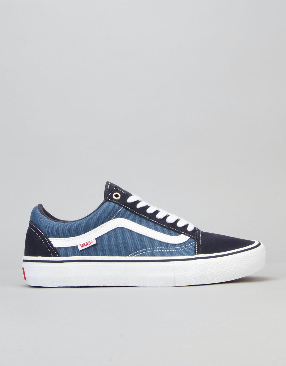 Vans Old Skool Pro Skate Shoes - Navy/Stv Navy/White
