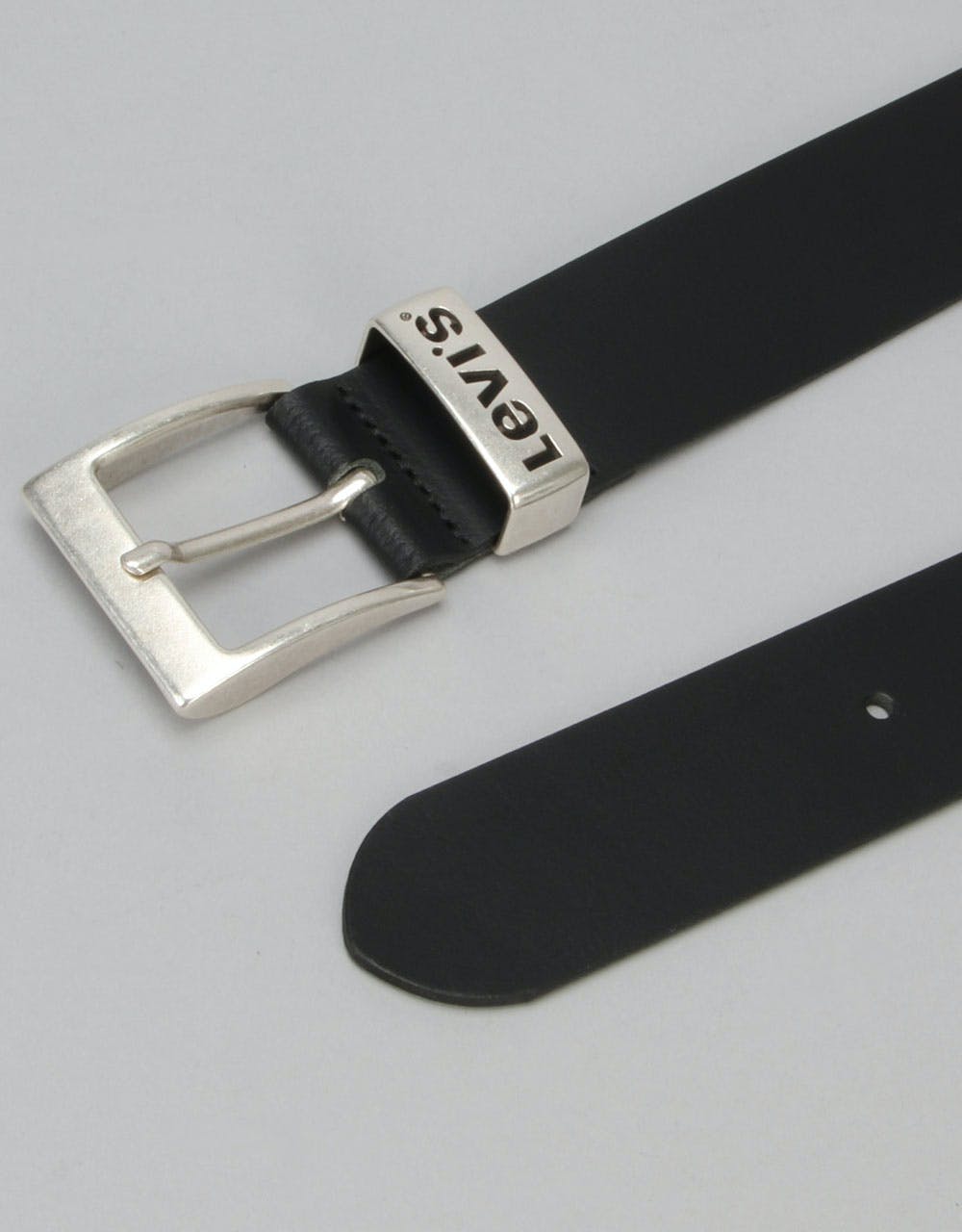 Levis Ashland Leather Belt - Regular Black
