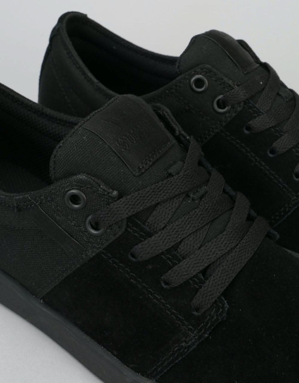 Supra Stacks II Skate Shoes - Black/Black