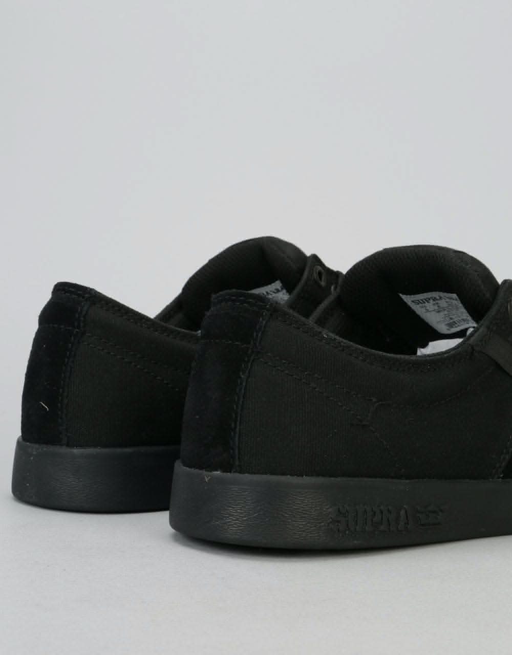 Supra Stacks II Skate Shoes - Black/Black