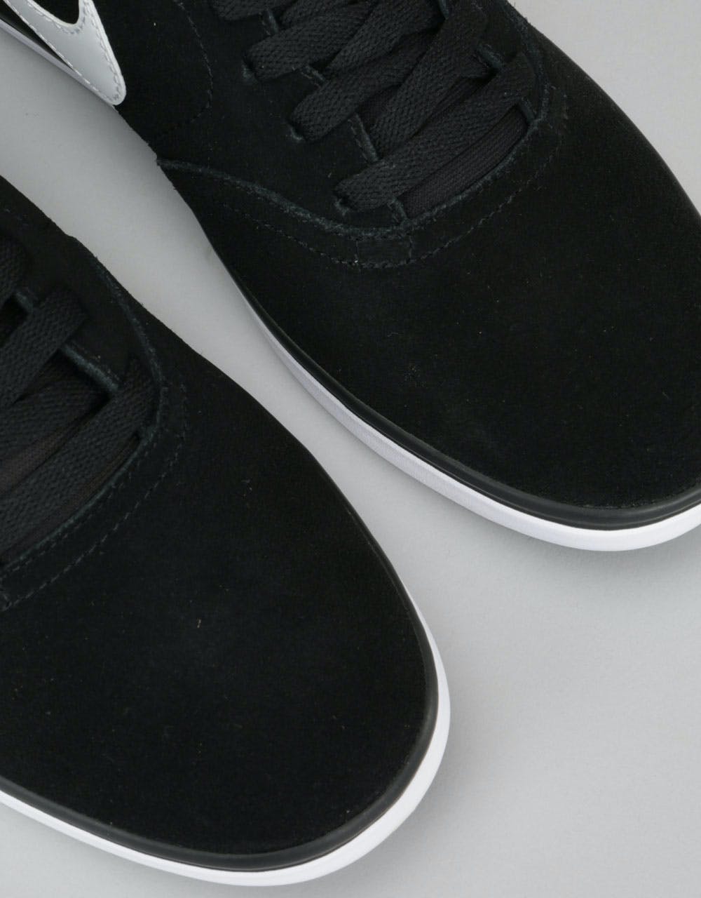 Nike SB Check Solarsoft Skate Shoes - Black/White