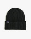 Patagonia Fisherman Rolled Beanie - Black