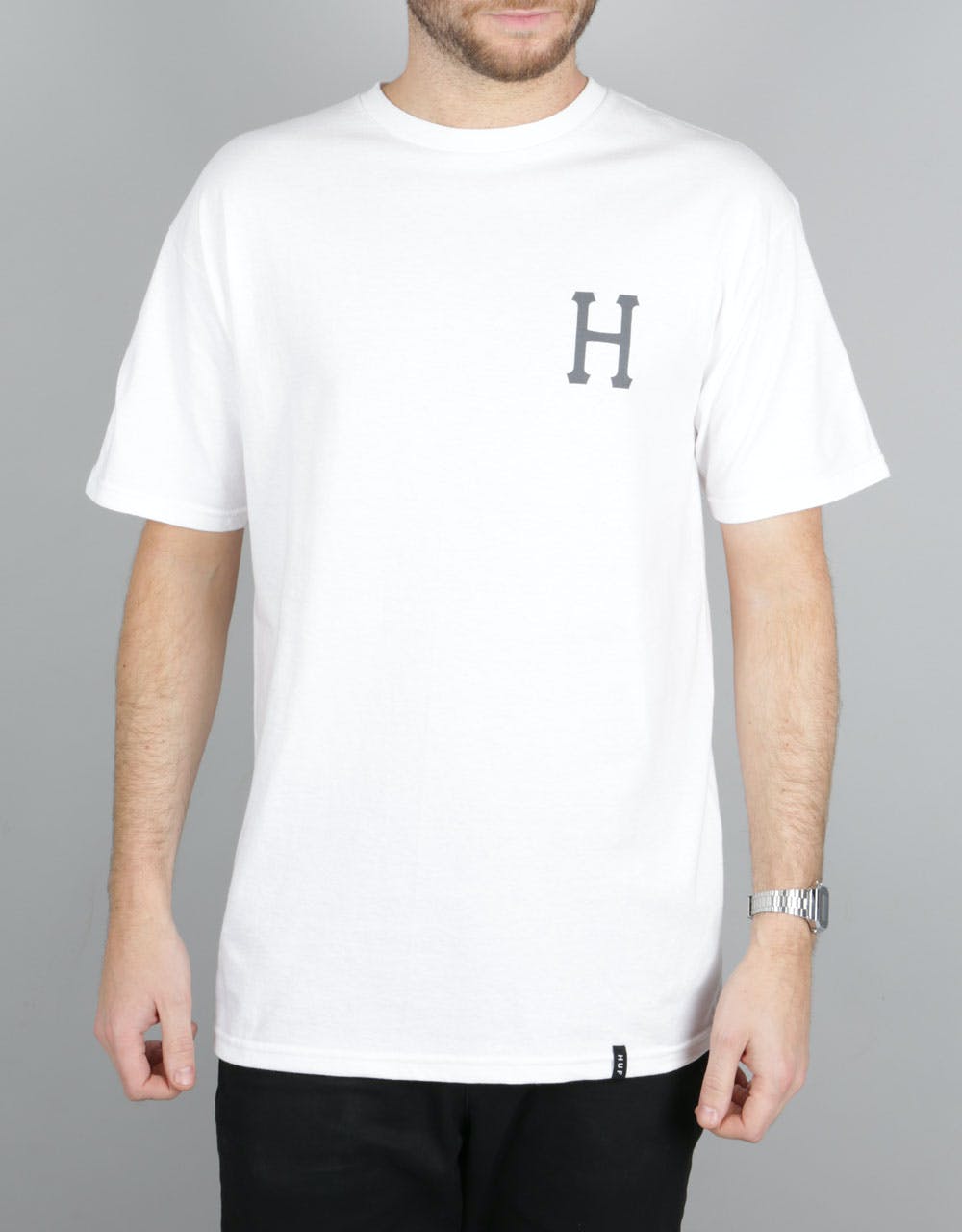 HUF Classic H T-Shirt - White/Black