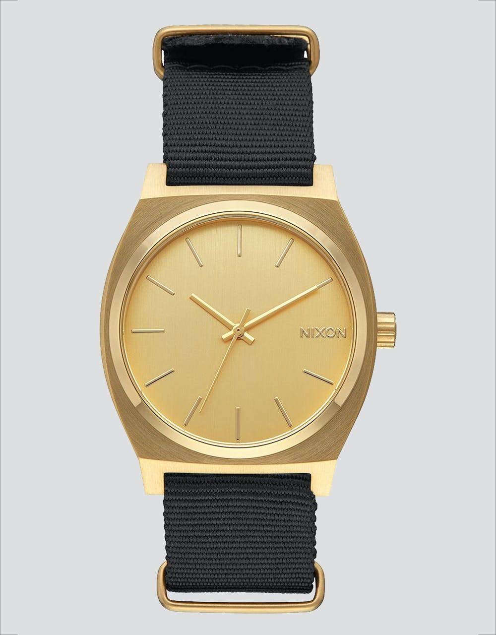 Nixon Time Teller Nato Watch - Black/Gold