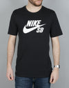 Nike SB Logo T-Shirt - Black/Black/White
