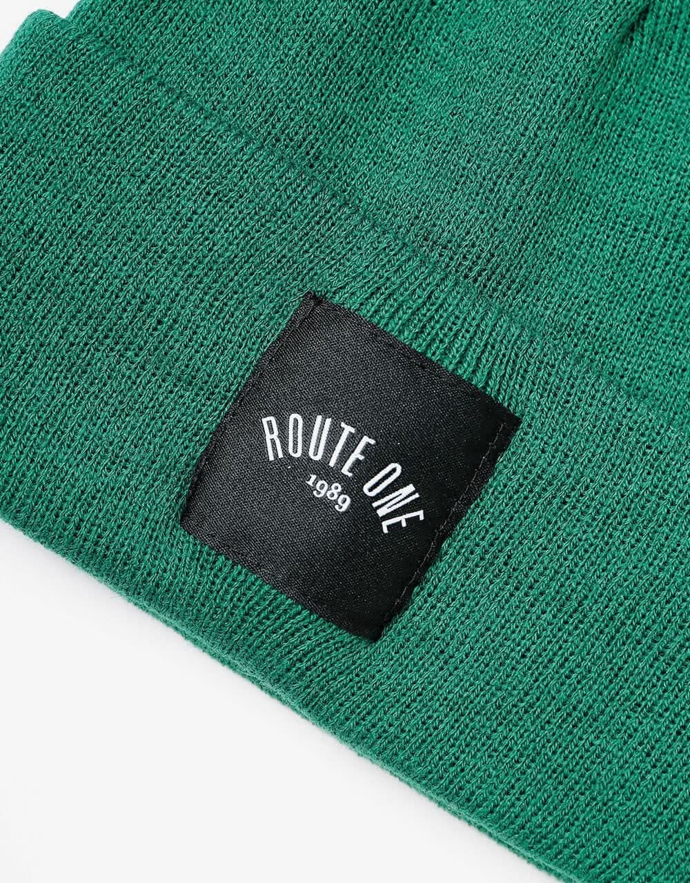 Route One Digital Cuff Beanie - Forest Green