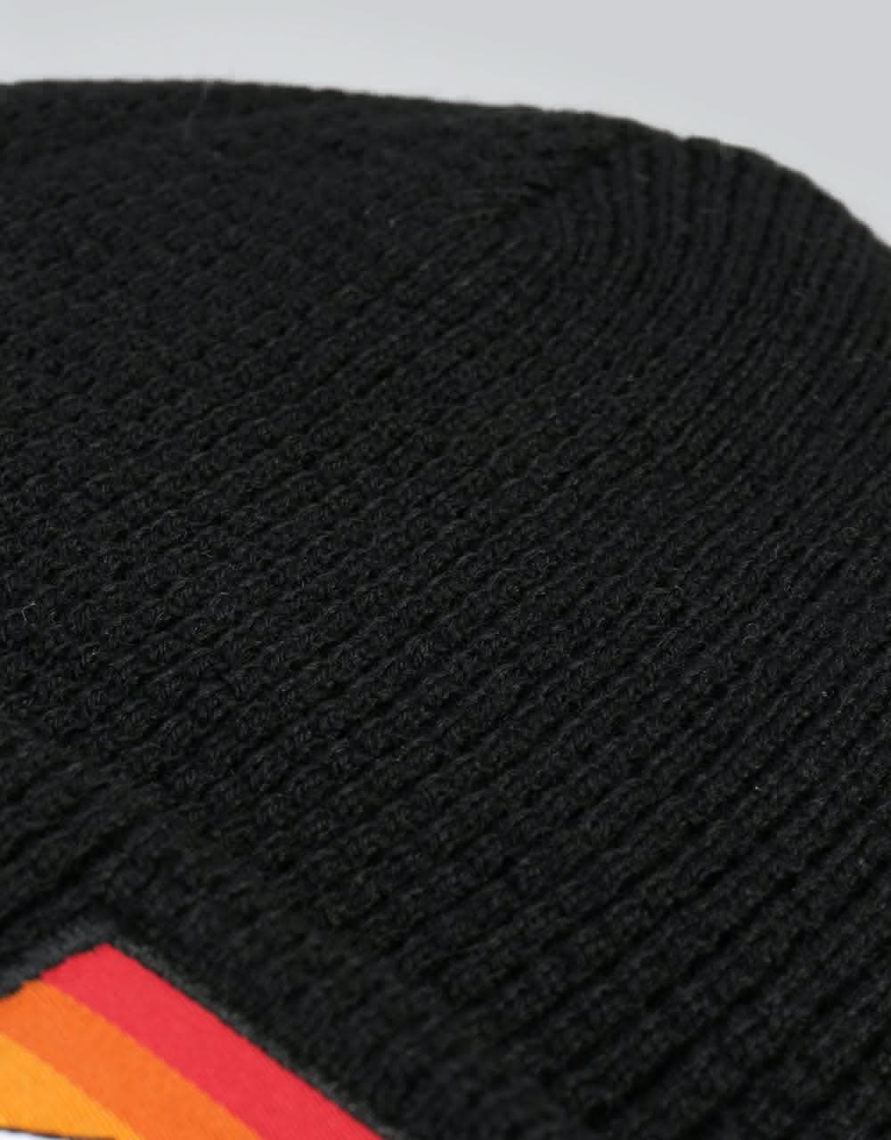Route One Waffle Cuff Beanie - Black