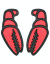 Crab Grab Mega Claw Snowboard Traction - Black/Red