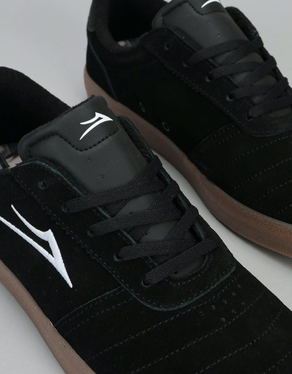 Lakai Salford Skate Shoes - Black/Gum Suede