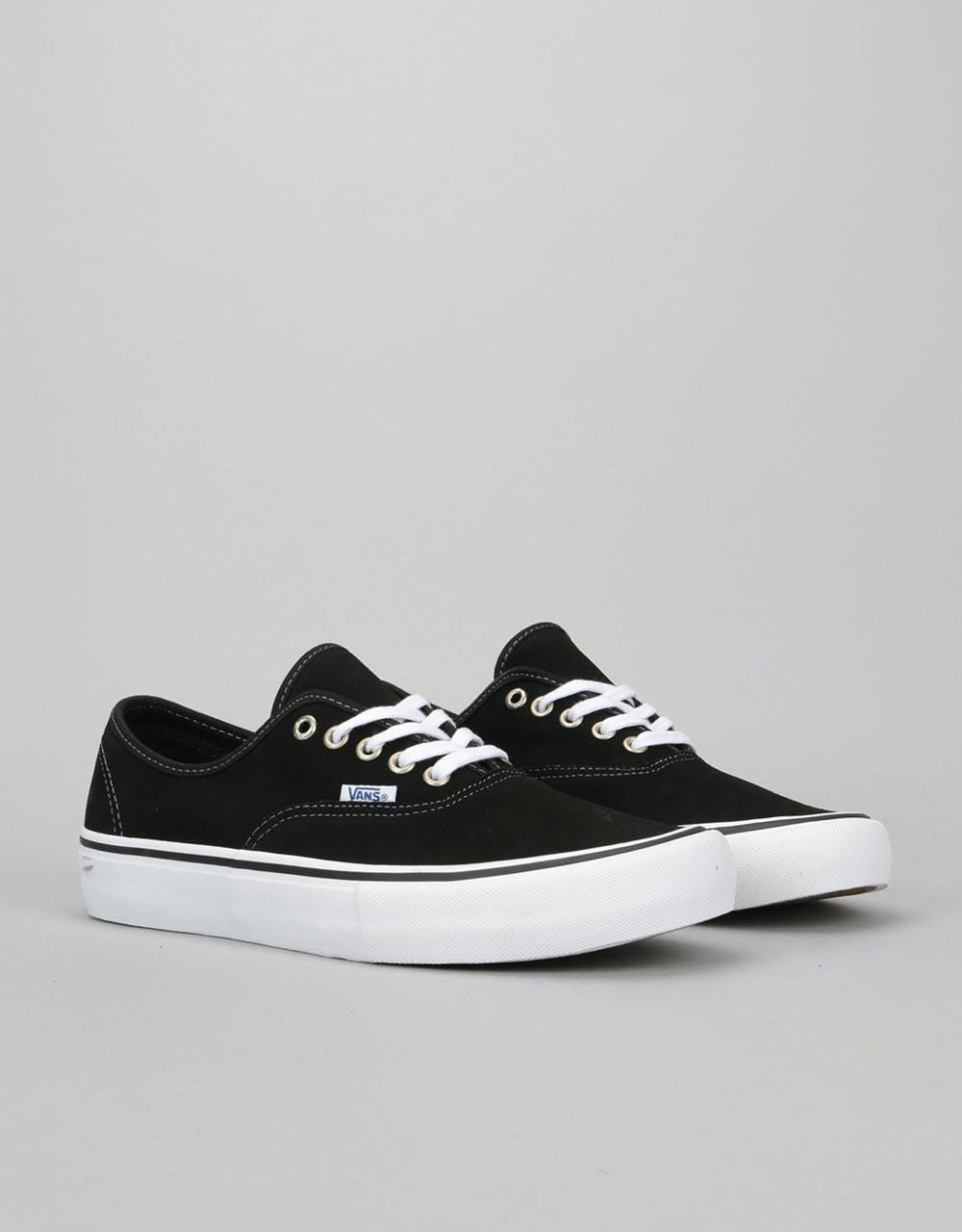 Vans Authentic Pro Skate Shoes - Black Suede