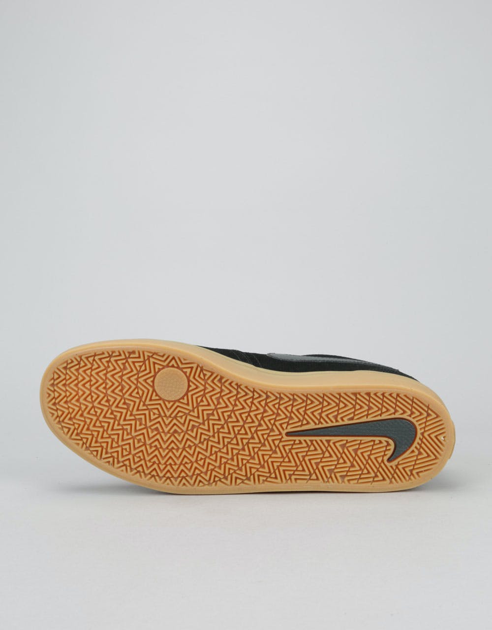 Nike SB Check Solarsoft Skate Shoes - Black/Anthracite -Gum Dark Brown