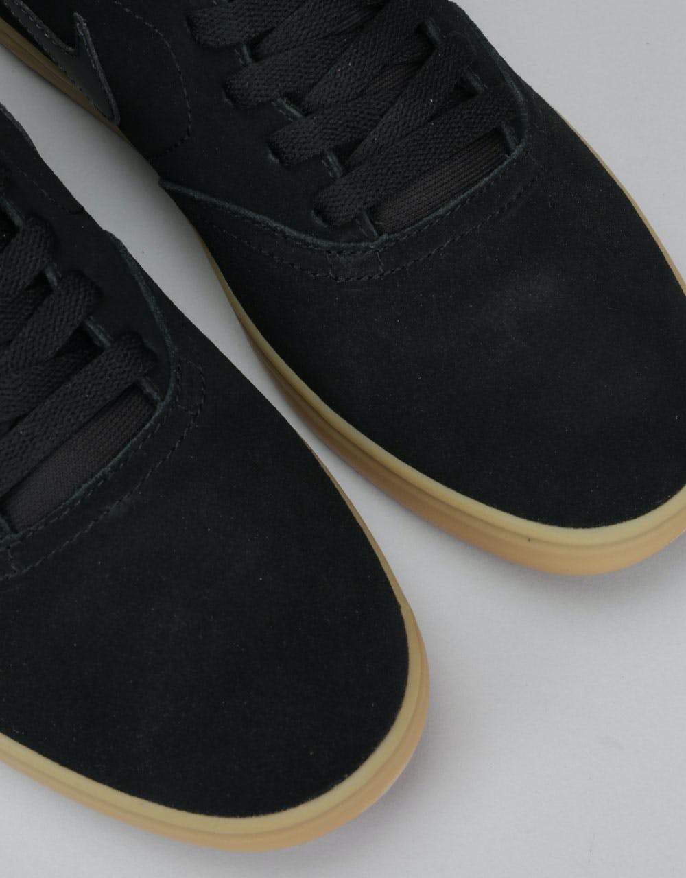 Nike SB Check Solarsoft Skate Shoes - Black/Anthracite -Gum Dark Brown