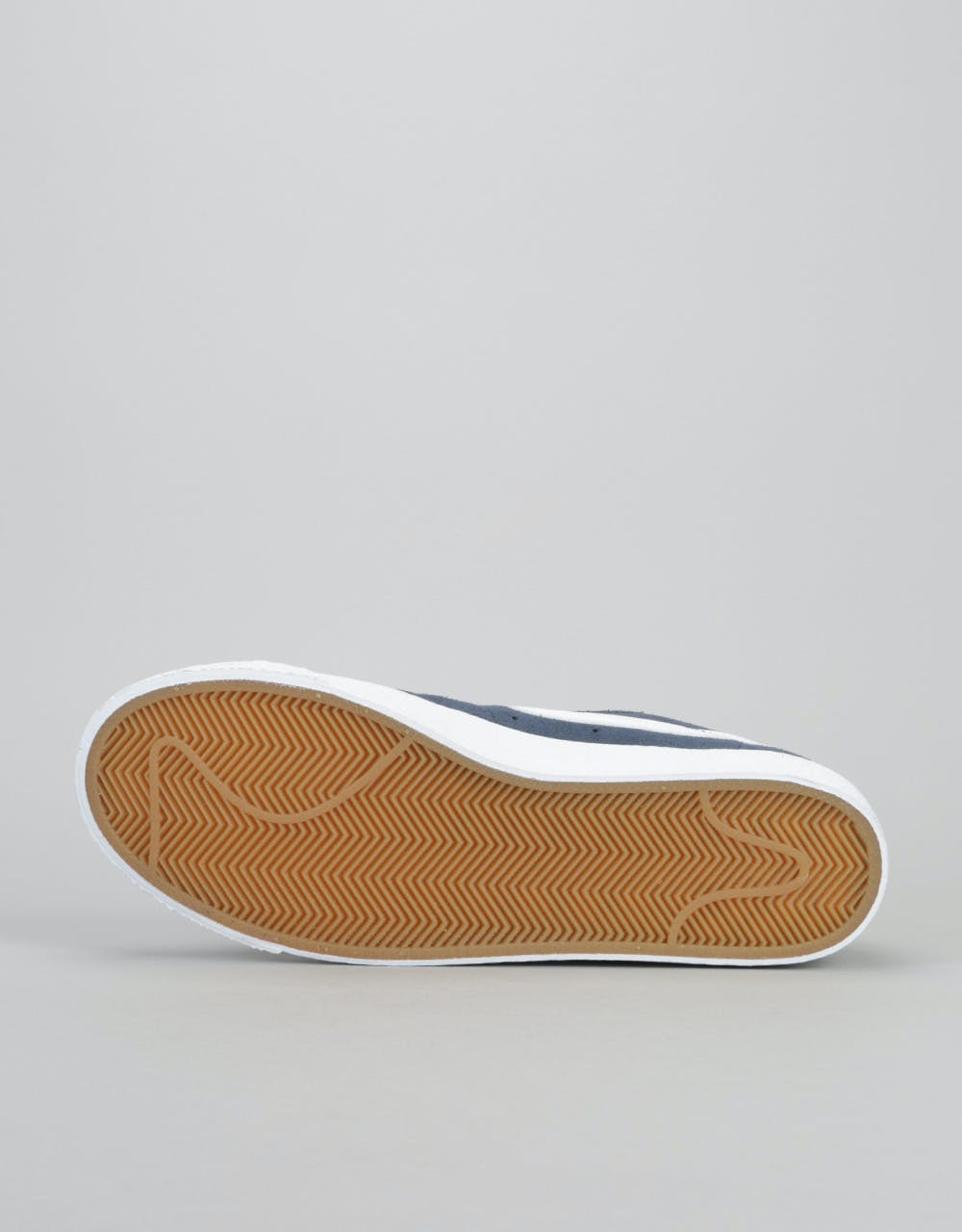 Nike SB Blazer Low Skate Shoes - Obsidian/White-Gum Light Brown-White