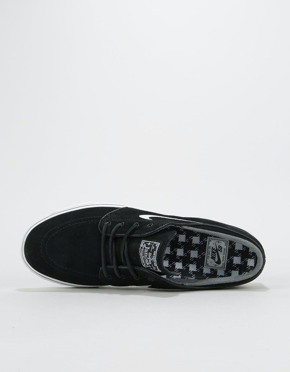 Nike SB Stefan Janoski OG Skate Shoes - Black/White-Gum Light Brown