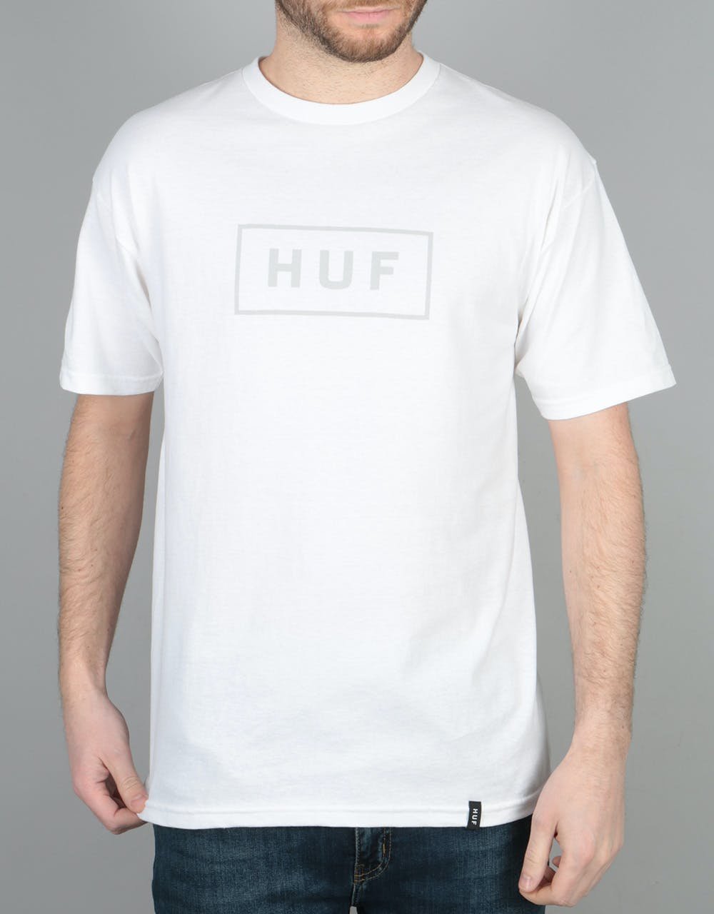 HUF Bar Logo T-Shirt - White