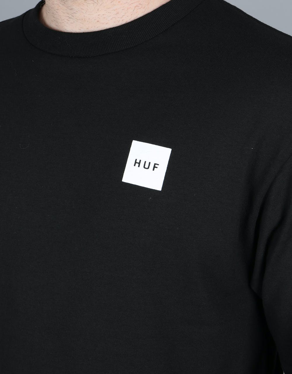 HUF Bunny Hop L/S T-Shirt - Black/White