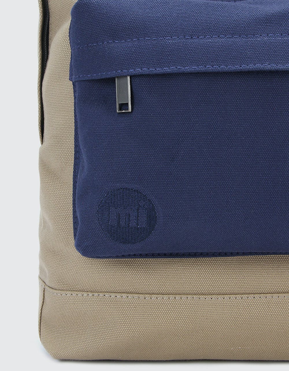 Mi-Pac Canvas Tonal Backpack - Sand/Navy