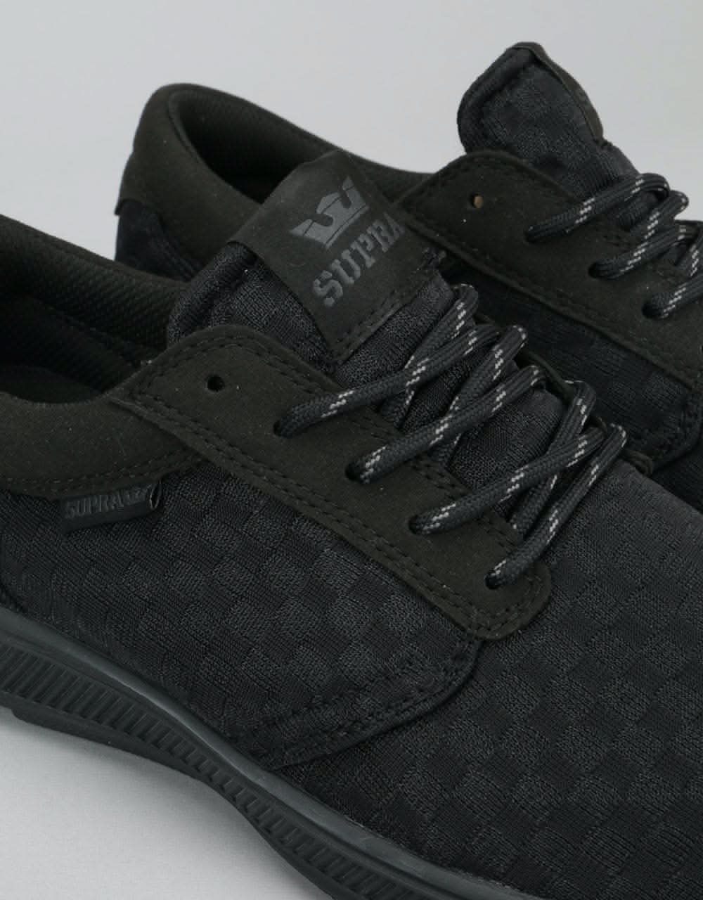 Supra Hammer Run Shoes - Black/Black