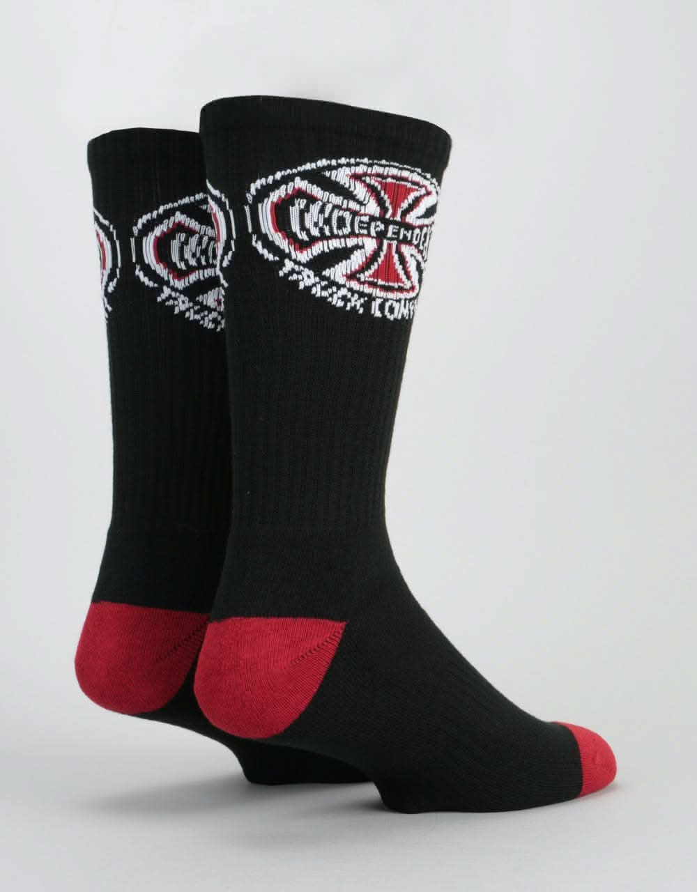 Independent 2 Pack Crew Socks - Black