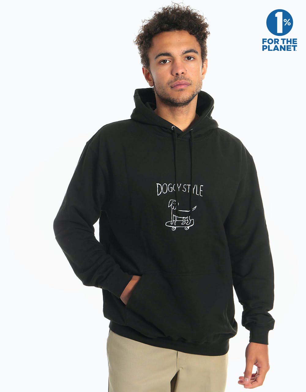 Route One Doggy Style Pullover Hood - Black