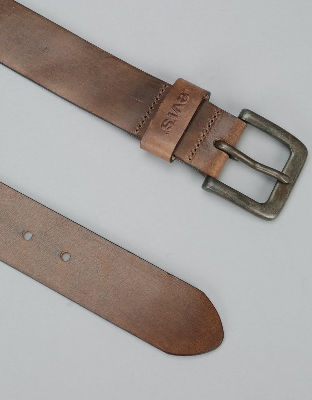 Levis Stinson Leather Belt - Medium Brown