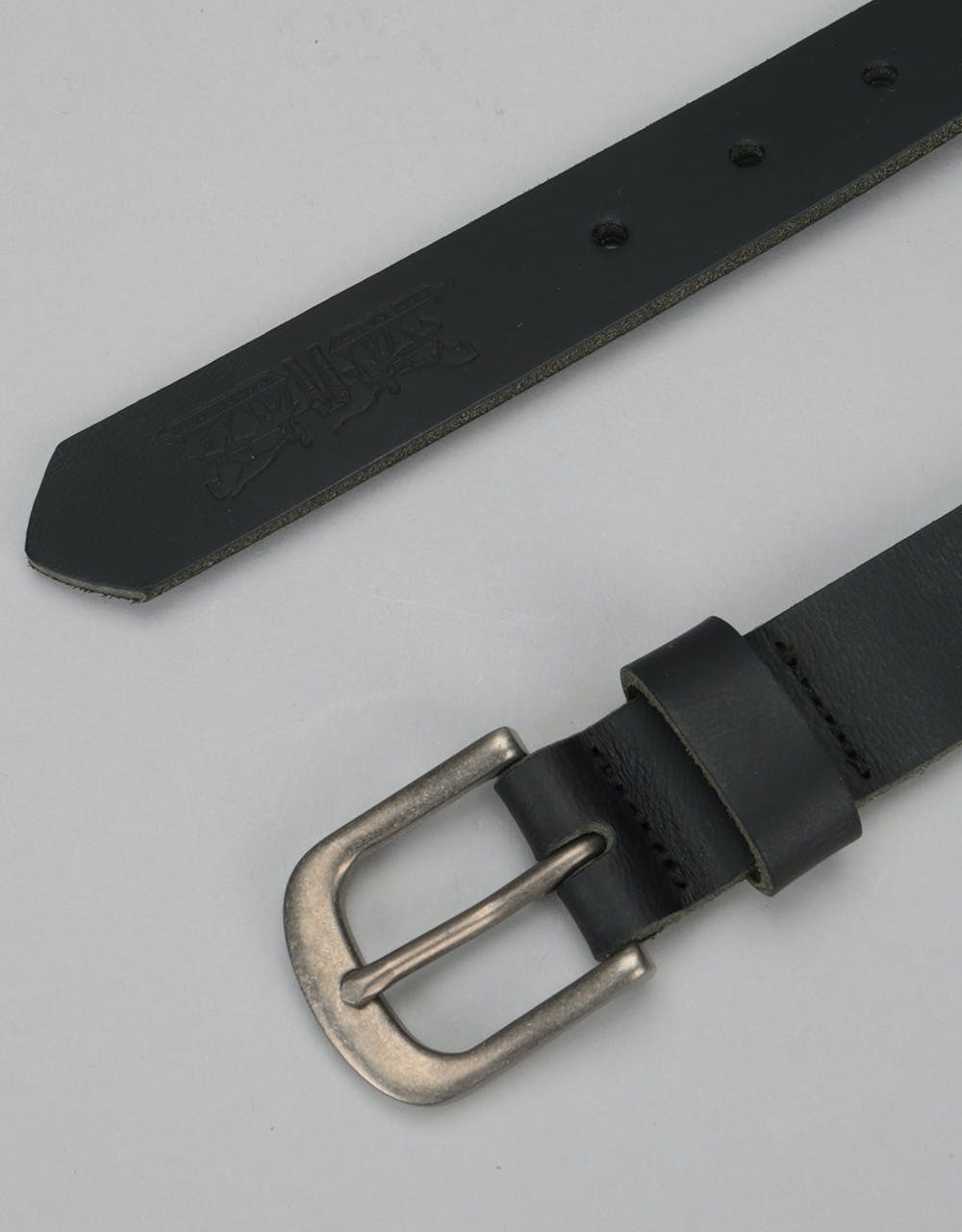 Levis Woodland Leather Belt - Regular Black