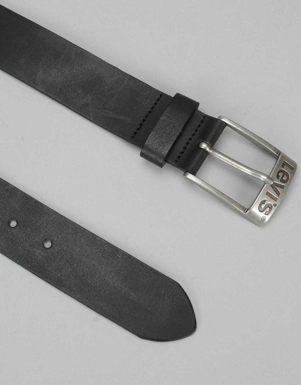 Levis Duncan Leather Belt - Regular Black