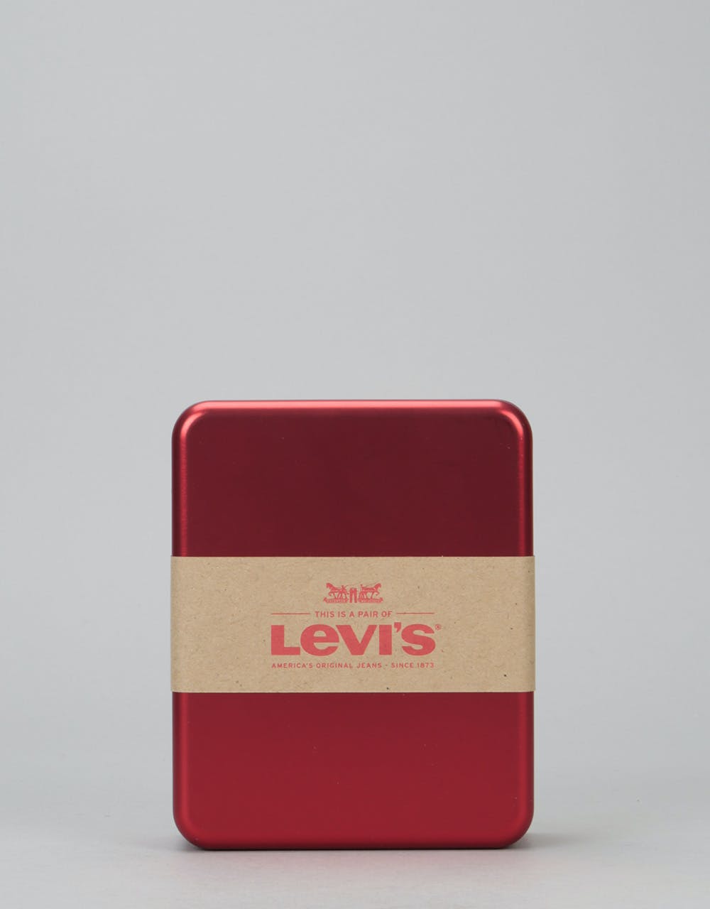 Levis Inlay Bi-Fold Clean Finish Leather Wallet - Regular Black